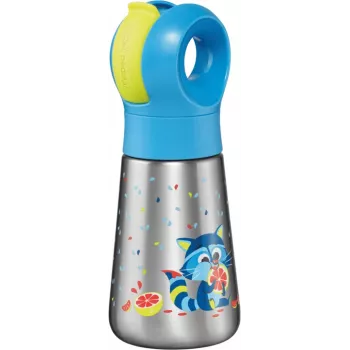 Maped PICNIK botella isotérmica mapache, 350 ml acero inoxidable con pajita 873001