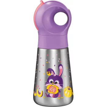 Maped PICNIK botella isotérmica conejo 350 ml acero inoxidable con pajita 873002
