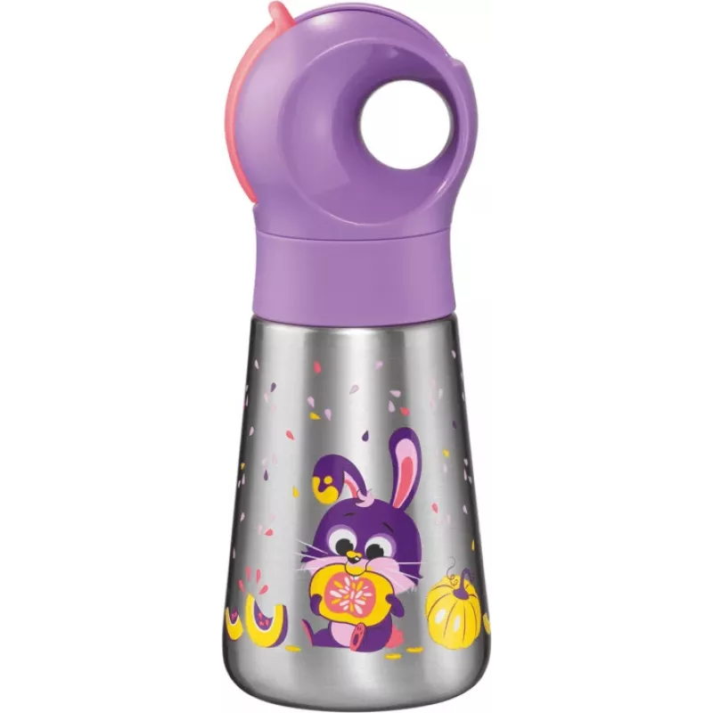 Maped PICNIK botella isotérmica conejo 350 ml acero inoxidable con pajita 873002