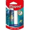 Maped DRAGON goma de borrar de plástico Twist-Out con recambio, formato labial, blíster 152024