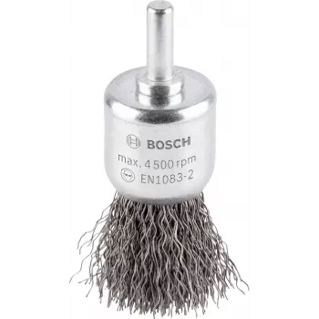 Bosch 1 609 200 269 cepillo de alambre de púas, acero ondulado, 25 mm, vástago 6 mm