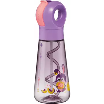Maped PICNIK Rabbit botella 0,5L lila con pajita 873102