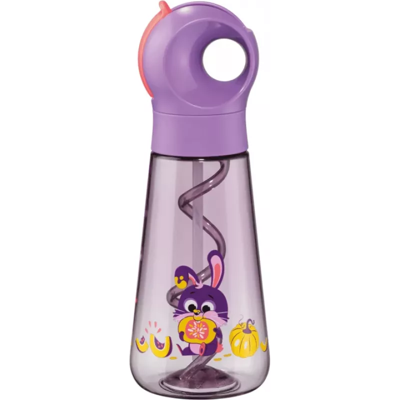 Maped PICNIK Rabbit botella 0,5L lila con pajita 873102