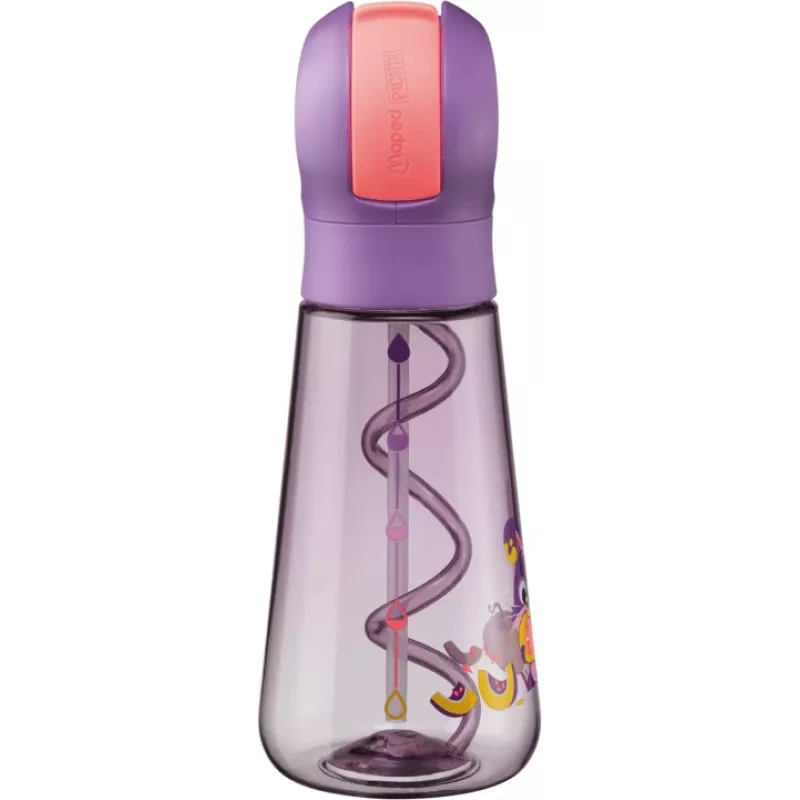 Maped PICNIK Rabbit botella 0,5L lila con pajita 873102