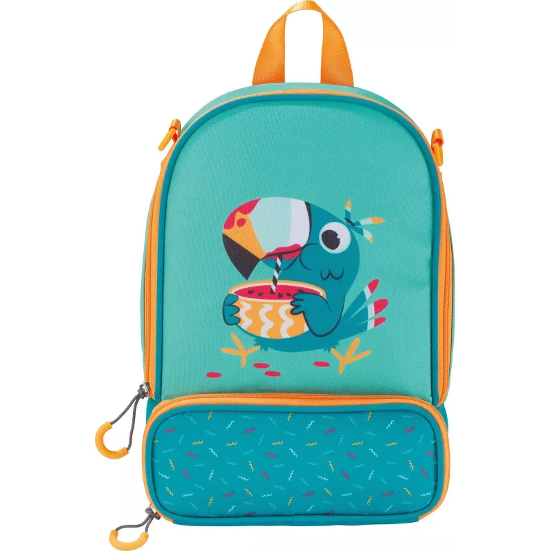 Maped PICNIK mochila infantil TUKAN, mochila verde para guardería, poliéster, compartimento principal grande – 1 unidad (879003)