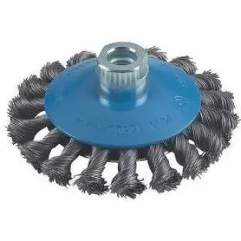 Bosch cepillo cónico, alambre anudado, 100 mm, 0,5 mm, 12500 rpm, M14 2608622011