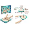Maped Creativ Set de alfarería para niños a partir de 5 años, arcilla de secado al aire con 6 colores, herramientas, pincel y barniz 907224