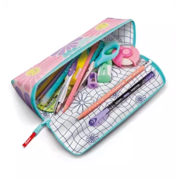 Maped Fancy Pastel Lovely Daisy estuche XXL, triangular, 2 caras reversibles, pastel 931911