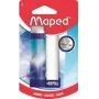 Maped ARCTIC goma de borrar con mecanismo giratorio y recambio, estilo lápiz de labios, blanca, 1 set (2 gomas de borrar) 152026