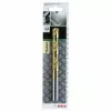 Bosch HSS broca helicoidal 6 mm recubierta de TiN DIN 338 vástago cilíndrico 2609255100
