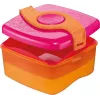 Maped PICNIK ORIGINS fiambrera 1,4L rosa/naranja con 2 compartimentos y recipiente extraíble 870107