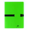 ELBA CLIP'N GO carpeta de documentos DIN A4 verde cartón extensible con cierre textil 100201316