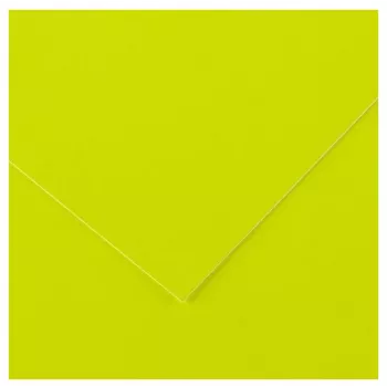 Canson Vivaldi papel de color, 500 x 650 mm, 250 g/m², amarillo neón, 25 hojas (C200403809)