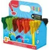 Set de lápices de colores triangulares Maped Color'Peps Infinity, 72 colores distintos, minas macizas, irrompibles, duran 8 veces más que los lápices de colores jumbo 864602