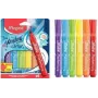Rotuladores para ventanas Maped MARKER'PEPS, 6 colores distintos, punta redonda de 2 mm, estuche de cartón 844822