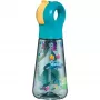 Botella Maped PICNIK JUNGLE FEVER, 0,5 L, turquesa, Ecozen con pajita 873199