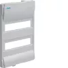 HAGER Volta tamaño 2 tapa frontal VZ222N para armarios de distribución empotrados, 2 filas, 24 módulos, blanco