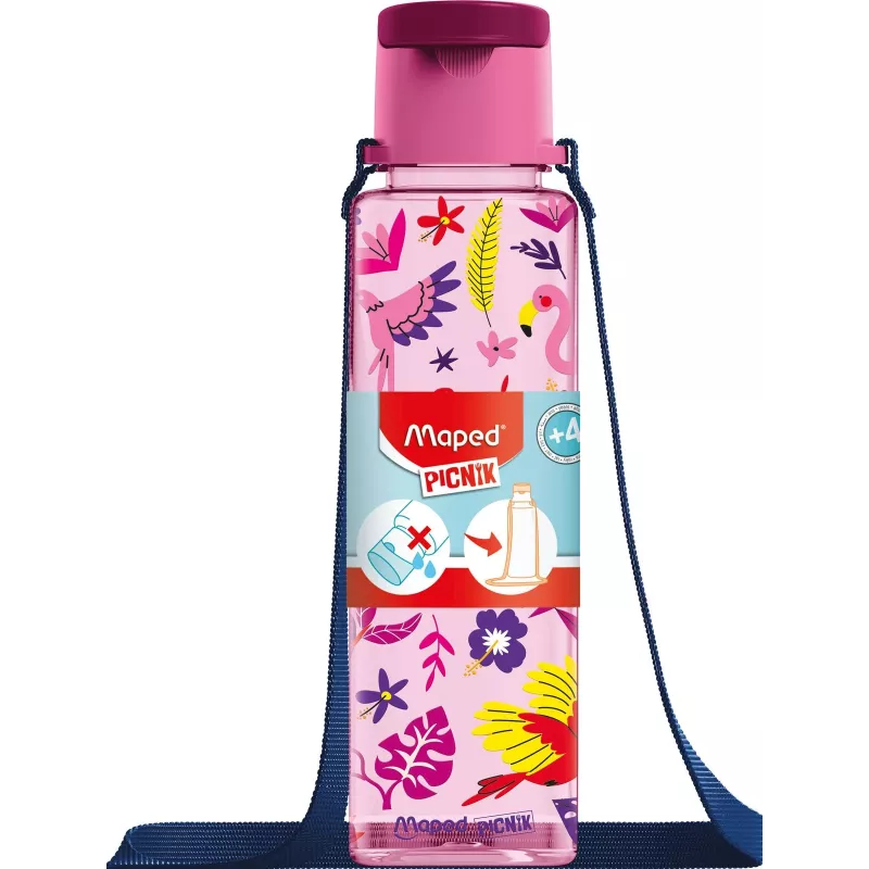 Botella Maped PICNIK Access Birds 0,5 L rosa 876702