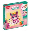 Set de pintar por números Maped Creativ gato y conejo - 2 láminas preimpresas, pinturas acrílicas, pincel, a partir de 7 años 907083