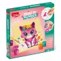 Set de pintar por números Maped Creativ gato y conejo - 2 láminas preimpresas, pinturas acrílicas, pincel, a partir de 7 años 907083