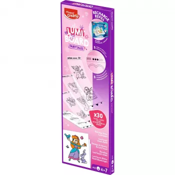 Recambio Maped Creativ Princess para mesas de luz LED LUMI BOARD, 20 hojas de papel transparente 907096