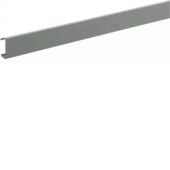 Perfil aislante para barras colectoras Hager S941L 30x10 mm, 1000 mm, gris