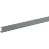 Perfil aislante para barras colectoras Hager S941L 30x10 mm, 1000 mm, gris