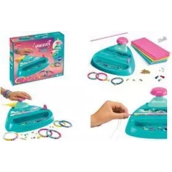 Set de máquina perforadora de abalorios Maped Creativ Bracelets Maker Heishi con agujas de plástico 907406