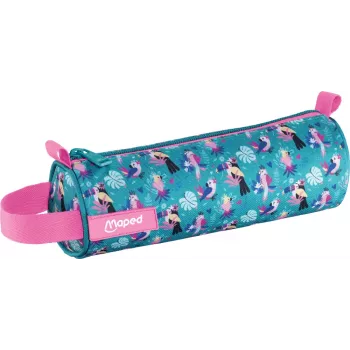 Estuche enrollable Maped Tropical, poliéster, cremallera, anilla de transporte, multicolor 932904