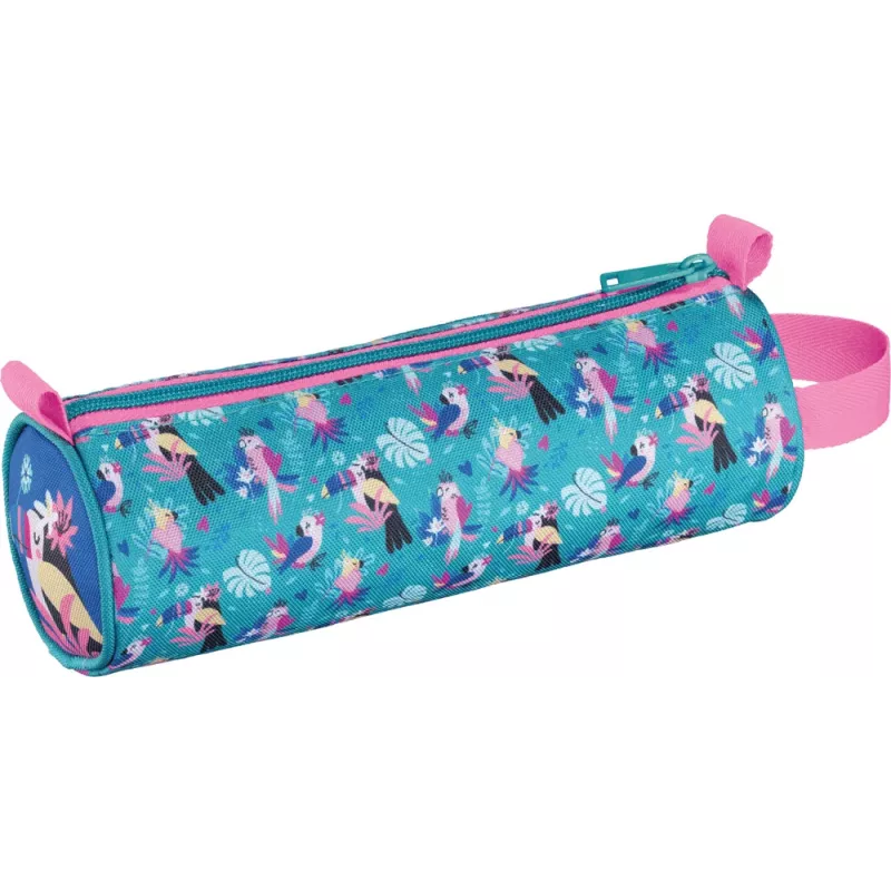 Estuche enrollable Maped Tropical, poliéster, cremallera, anilla de transporte, multicolor 932904