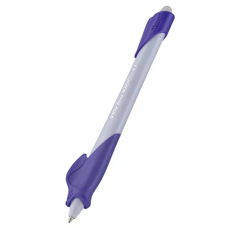 Bolígrafo de tinta borrable Maped KIDY learn conejo, tinta azul, 0,7 mm, blíster 229600