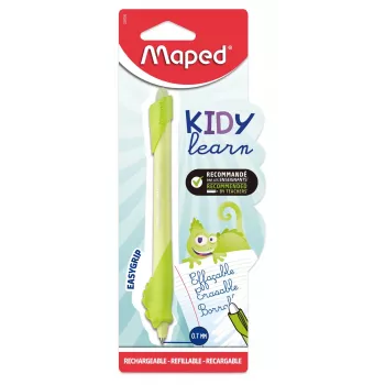 Bolígrafo borrable Maped KIDY learn camaleón, tinta azul, 0,7 mm, blíster 229700