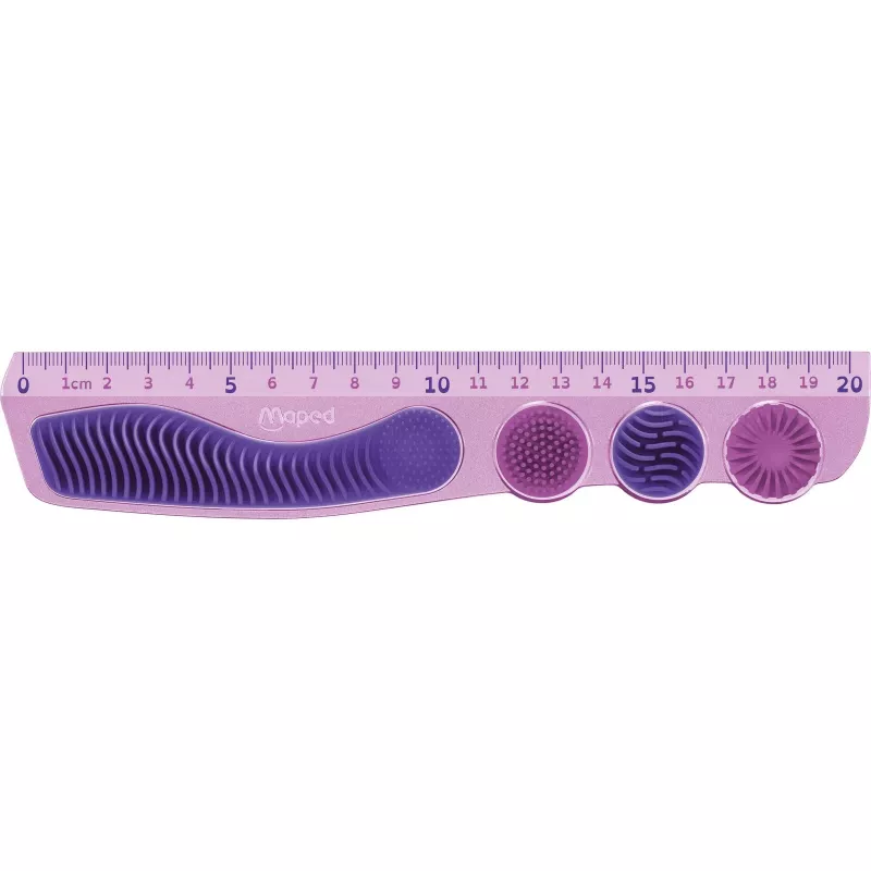 Regla flexible Maped KIDY learn CONCENTRATION 200 mm violeta PET 277901
