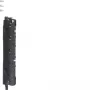 Soporte para barras colectoras HAGER UZ45S3 izquierdo, 5 polos, 355A, paso 45 mm, gris