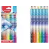 Maped ARCTIC lápices de colores triangulares, 12 colores distintos, mina blanda irrompible, estuche de cartón 831734