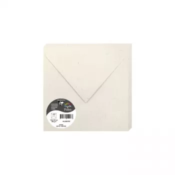 Clairefontaine Pollen sobre Natura de papel reciclado, cuadrado, 165 x 165 mm, 120 g/m², unidad 55019C