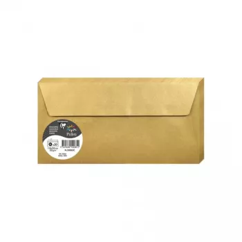 Clairefontaine Pollen sobre DL, dorado, 120 g/m², pH neutro, sin ácido, 110 x 220 mm, 1 ud. 50085C