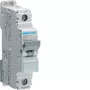 Hager NBN113 interruptor automático magnetotérmico (MCB) 1P 13A curva B 10kA, 1 módulo