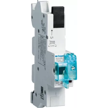Hager HTS150E interruptor seccionador de carga 1P 50A 230/400V AC carril DIN