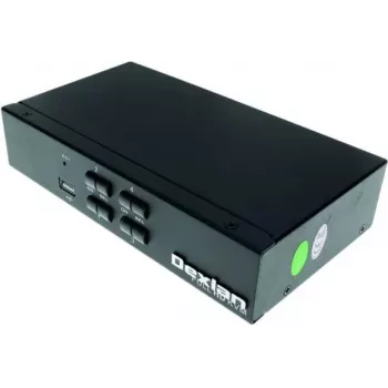 Dexlan conmutador KVM HDMI 1.4, 4K UHD, USB, 4 puertos, sobremesa (061093)