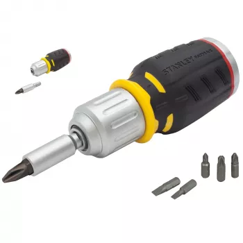 STANLEY FatMax set de destornillador multi-bit de 6 puntas FMHT0-62688 - negro/amarillo