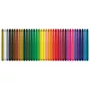 Maped COLOR'PEPS INFINITY lápices de colores triangulares, 36 colores distintos, sin madera, núcleo 100% pigmento, 10 veces más duraderos, estuche ergonómico 861623