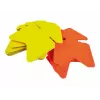 agipa etiqueta símbolo flecha, amarillo/naranja, 160 x 240 mm, de doble cara, 1 ud. (022925)