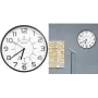 UNILUX POP PL reloj de pared, 305 mm, carcasa negra, esfera negra, movimiento de cuarzo silencioso 400190878