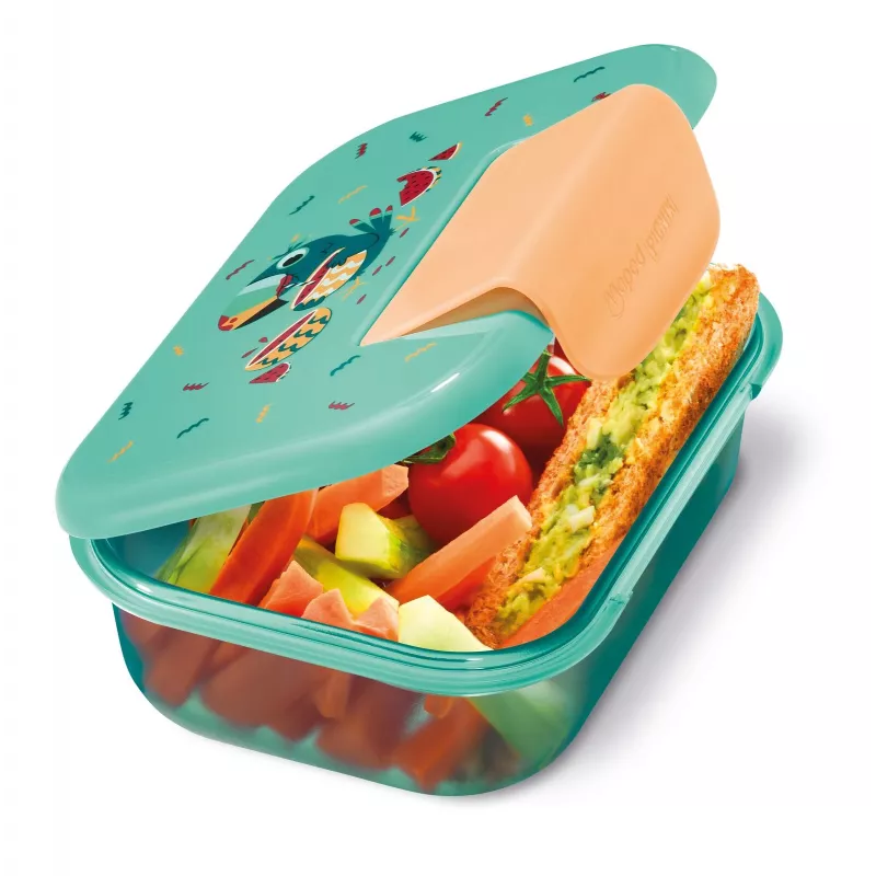 Maped PICNIK fiambrera TUKAN, plástico, 0,9 L, tapa con junta de silicona, cierre de clip - 1 ud. (874103)