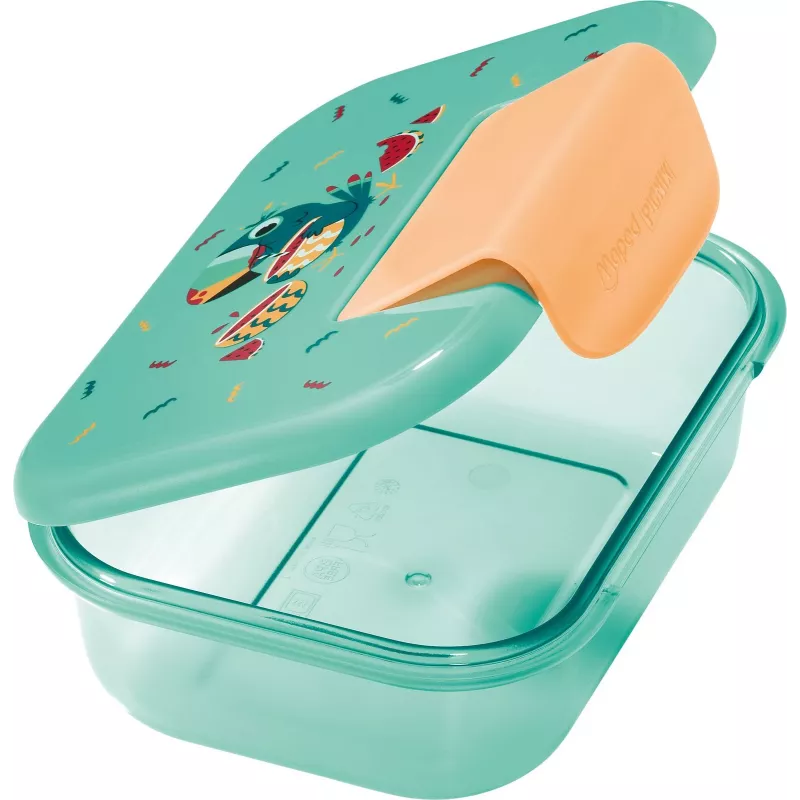 Maped PICNIK fiambrera TUKAN, plástico, 0,9 L, tapa con junta de silicona, cierre de clip - 1 ud. (874103)