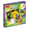 Maped Creativ set de pintar por números - loro y mariposa, 2 motivos, 10 pinturas acrílicas, a partir de 7 años 907085