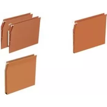 ELBA DEFI FLEX archivo colgante, naranja, cartón kraft 230 g/m², centros de suspensión 330 mm, varillas metálicas, A4 400126817