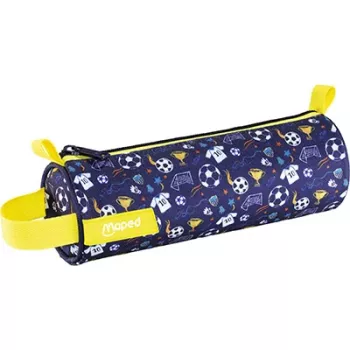 Maped estuche enrollable de bolígrafos fútbol, poliéster con estampado, cremallera, correa de transporte, 1 unidad (932906)