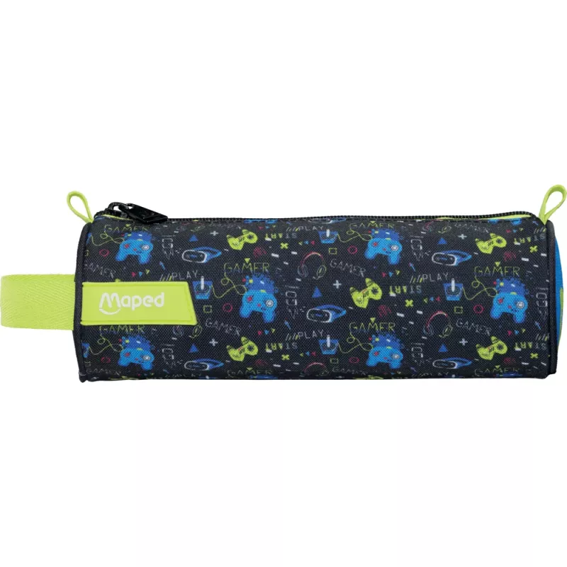 Maped estuche gaming y video, poliéster, cremallera, correa de transporte, estampado multicolor, 1 unidad 932907